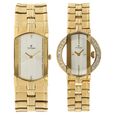 Titan Quartz Analog White Dial Stainless Steel Strap Watch for Couple - image number 0