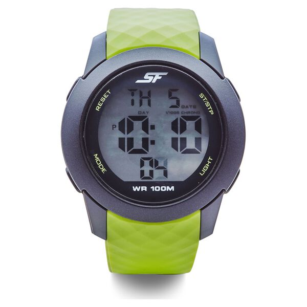 SF Digital Dial PU Strap Watch for Men - image number 0