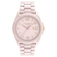 Coach Quartz Analog Pink Dial Ceramic Strap Watch for Women - image number 0