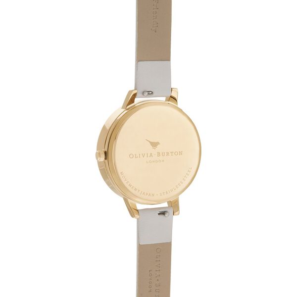 Olivia Burton Quartz Analog Pink Dial Leather Strap Watch for Women - image number 2