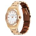 Titan Glamour Quartz Analog with Date Mother Of Pearl Dial Rose Gold Stainless Steel Strap Watch For Women - image number 2