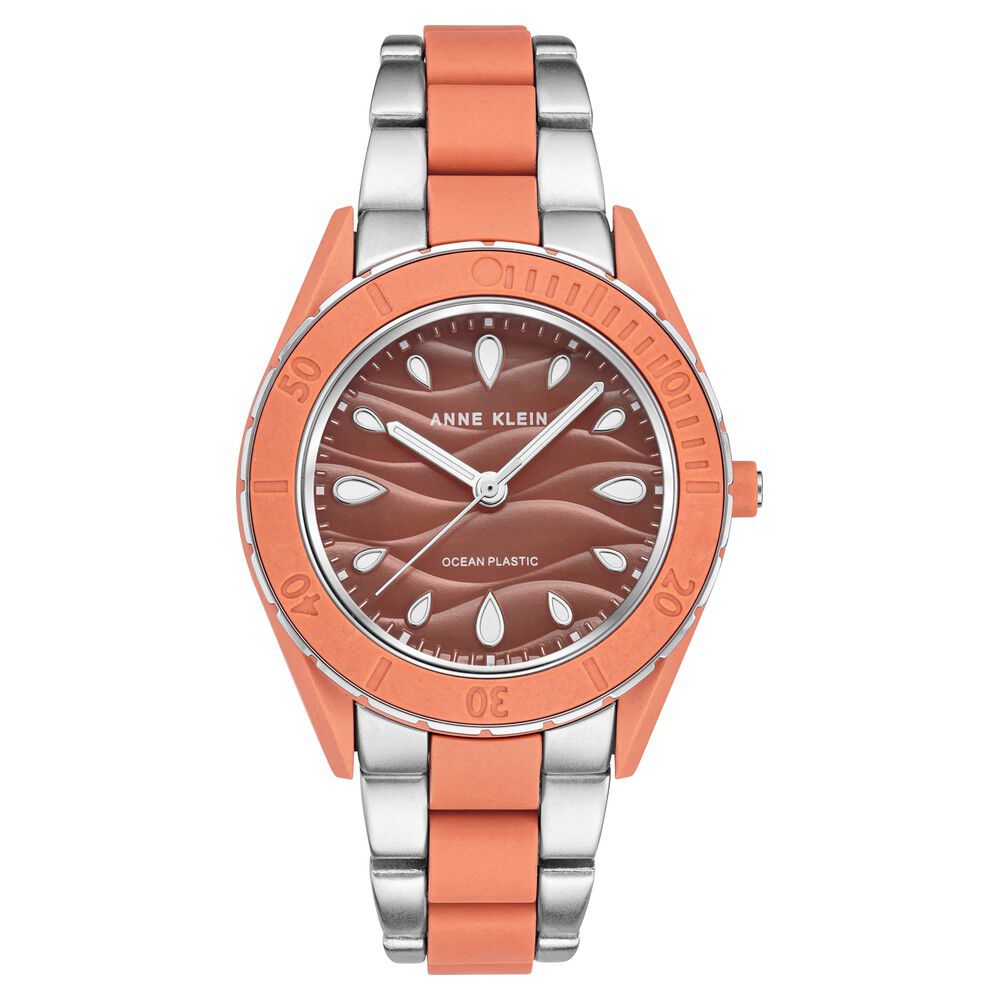 Anne Klein Quartz Analog Pink Dial Plastic Strap Watch for Women-image-9