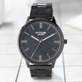 Sonata Poze Quartz Analog Blue Round Dial Silver Metal Strap Watch For Men