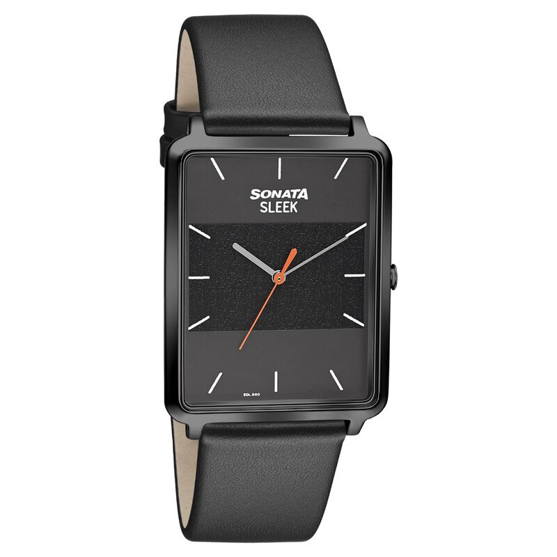 Sonata Quartz Analog Leather Strap Watch for Men - image number 0