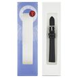 14 mm Black Genuine Leather Strap for Women - image number 7