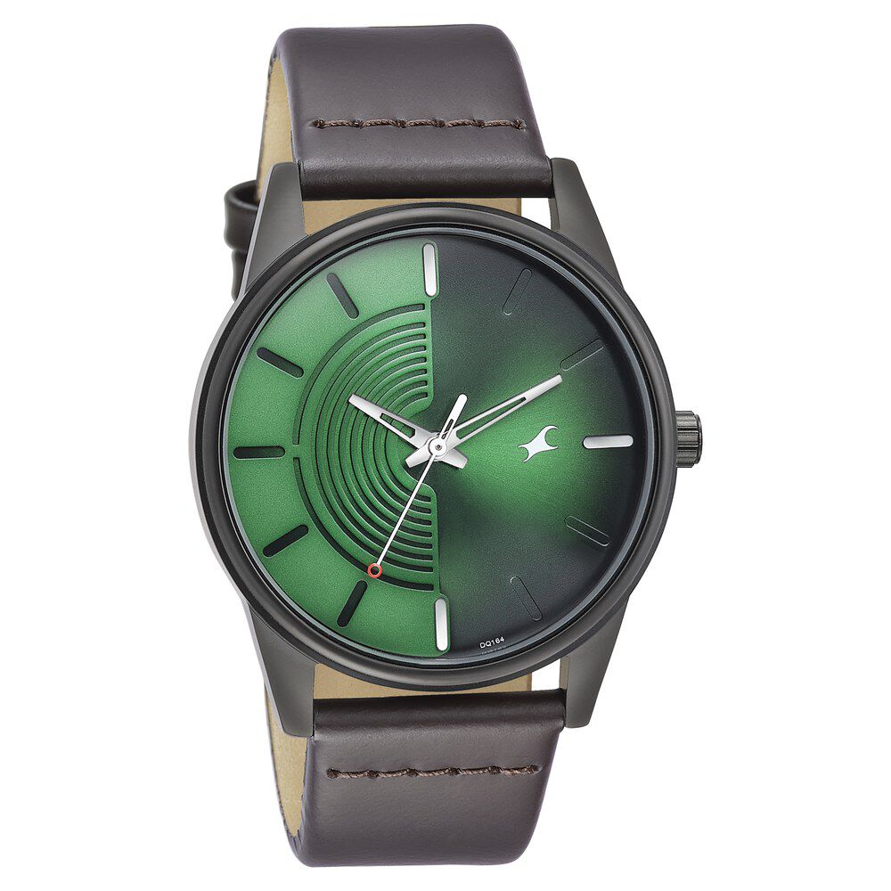 Fastrack watch green dial outlet