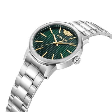 Police Analog Green Dial Watch for Men