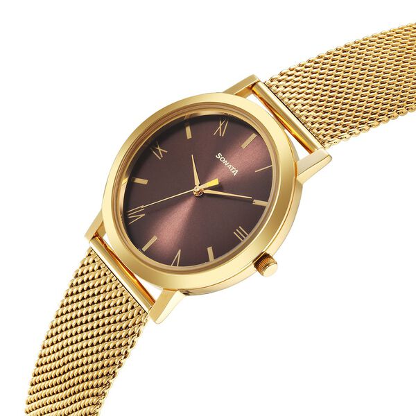 Sonata Utsav Quartz Analog Brown Dial Watch for Men - image number 2