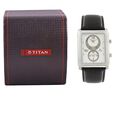 Titan Octane White Dial Analog Leather Strap watch for Men - image number 4