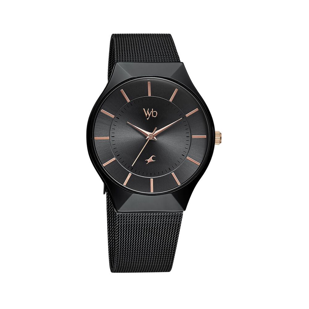 Black colour watch for girls hot sale