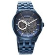 Titan Metal Mechanicals Blue Dial Blue Stainless Steel Strap Watch for Men - image number 1