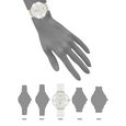 Anne Klein Quartz Analog White Dial Ceramic Strap Watch For Women - image number 3
