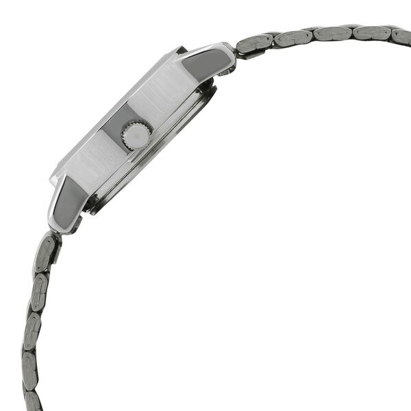 Sonata Quartz Analog White Dial Silver Stainless Steel Strap Watch For Women - image number 2