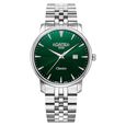 Roamer Classico Gents Quartz Analog with Date Green Dial Silver Stainless Steel Strap Watch For Men - image number 0