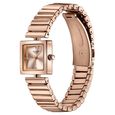 Sonata Poze Quartz Analog Pink Dial Rose Gold Metal Strap Watch For Women - image number 4