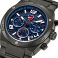 Ducati Quartz Chronograph Blue Dial Grey Stainless Steel Strap Watch For Men - image number 3