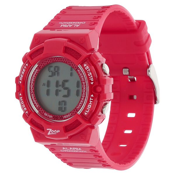 Zoop Digital Watch with Digital Dial & Red Strap for Boys Kids, from House of Titan - image number 1