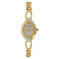 Sonata Quartz Analog White Dial Stainless Steel Strap Watch for Women