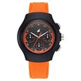 Fastrack Hype Multifunction with Black dial Green Silicon Strap watch for Guys