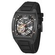 Kenneth Cole Automatic Black Dial With Black Silicone Strap Watch For Men - image number 1