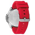 Tommy Hilfiger Quartz Analog with Date Grey Dial Red Silicone Strap Watch for Men - image number 2