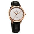 Titan 40 years Quartz Analog Silver Dial Black Leather Strap Watch For Women - image number 1