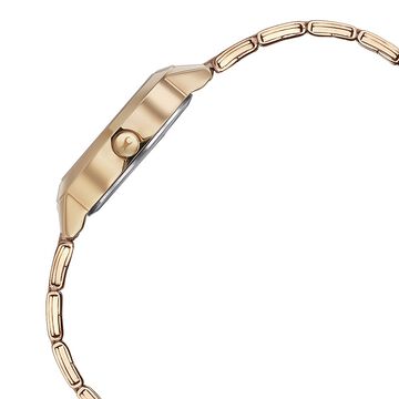 Fastrack Pulse Quartz Analog Pink Dial Stainless Steel Strap Watch for Girls