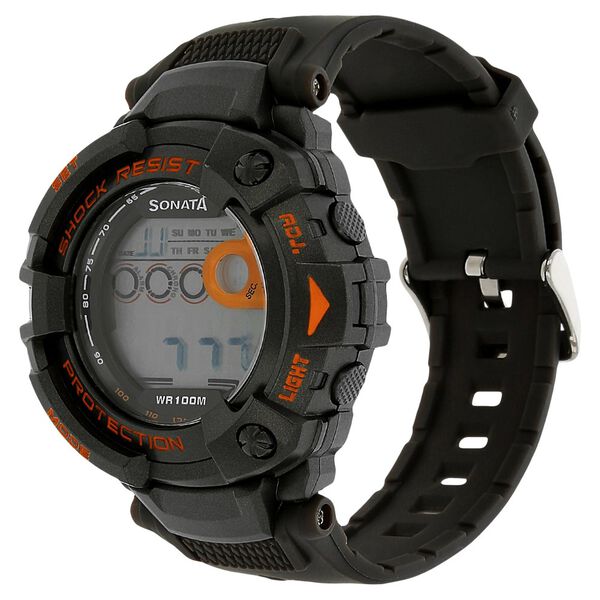 SF Digital Dial Plastic Strap Watch for Men - image number 1