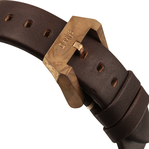 Xylys Swiss Automatic Brown Dial Brown Leather Strap Watch For Men - image number 6
