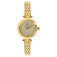 Titan Quartz Analog White Dial Stainless Steel Strap Watch for Women