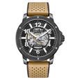 Kenneth Cole Automatic Black Dial Brown Leather Strap Watch For Men - image number 0
