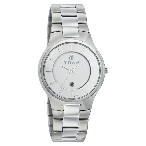 Titan Quartz Analog with Date White Dial Watch for Men - image number 0