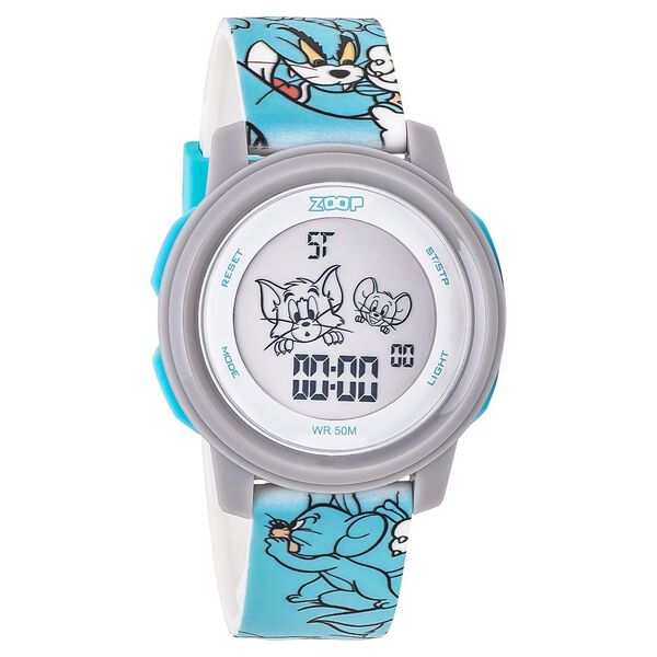 Zoop Tom & Jerry Digital Watch with Green Case and Green Multi Color Strap for Boys Girls Kids, from House of Titan - image number 2
