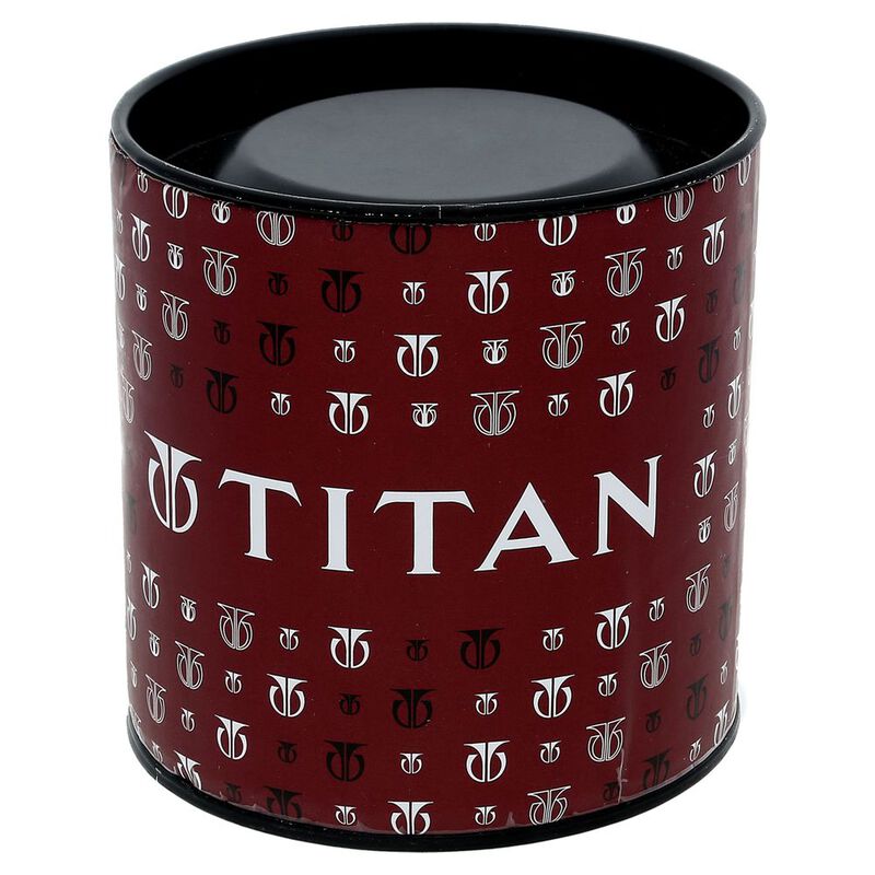 Titan Quartz Analog Champagne Dial Metal Strap Watch for Women - image number 5