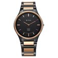 Titan Edge Ceramic Quartz in Atlantic Blue Dial with Diamonds Watch for Men