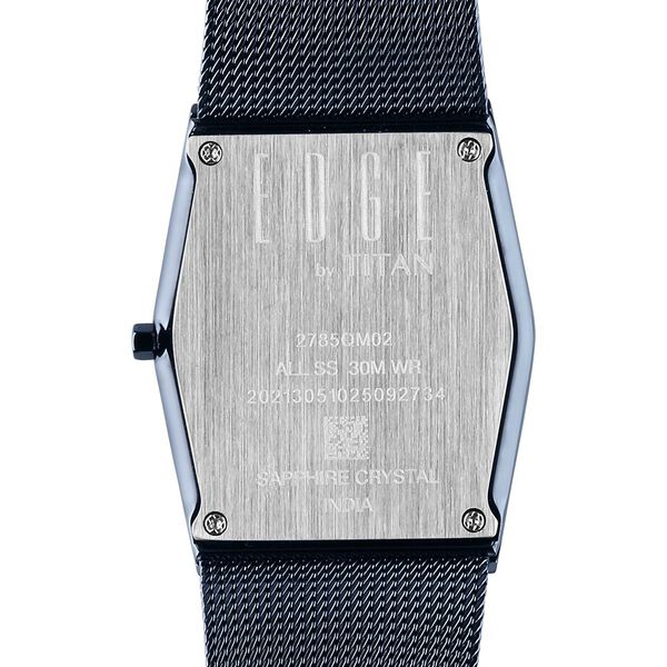 Titan Edge Whimsey Quartz Analog Blue Dial Blue Stainless Steel Strap Watch For Women - image number 6