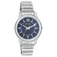 Sonata Quartz Analog Silver Dial Leather Strap Watch for Men