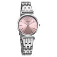 Titan Workmode Quartz Analog Pink Dial Stainless Steel Strap Watch For Women - image number 1