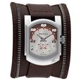 Fastrack Quartz Analog Silver Dial Leather Strap Watch for Guys - image number 0
