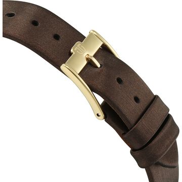 Edge Velora Quartz Analog Brown Dial Two Toned Leather Strap Watch For Women