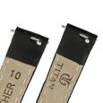 10 mm Black Genuine Leather Strap for Women - image number 4