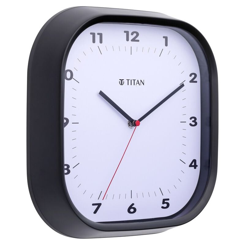 Titan Classic White Wall Clock with Silent Sweep Technology - 30.8 cm x 30.8 cm (Medium) - image number 2