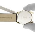 22 mm Black Genuine Leather Strap for Men - image number 5