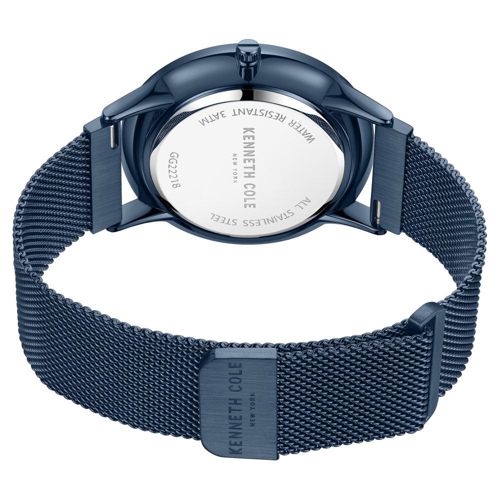 Buy Online Kenneth Cole Analog Blue Dial Watch for Men