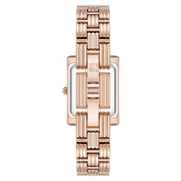 Anne Klein Quartz Analog Rose Gold Dial Rose Gold Metal Strap Watch For Women - image number 1