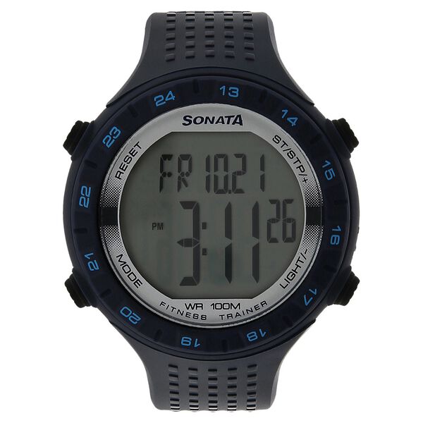 SF Digital Dial Plastic Strap Watch for Men - image number 0