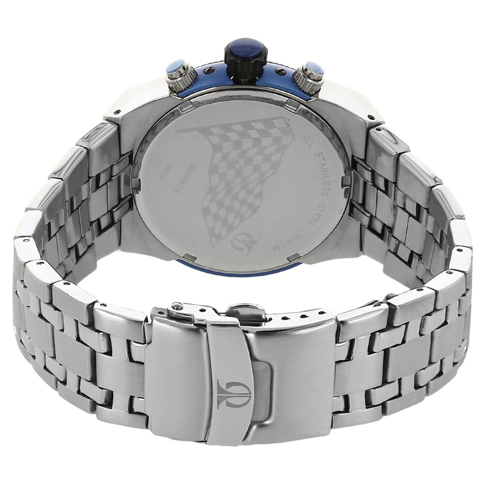 Buy Online Titan Quartz Chronograph Silver Dial Stainless Steel Strap Watch for Men 90030km02me Titan