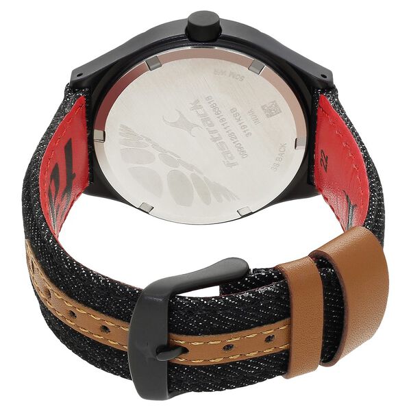 Fastrack Denim Quartz Analog Blue Dial Denim Strap Watch for Guys - image number 4