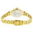 Titan Quartz Analog Champagne Dial Watch For WomenWith Golden Stainless Steel Strap - image number 3