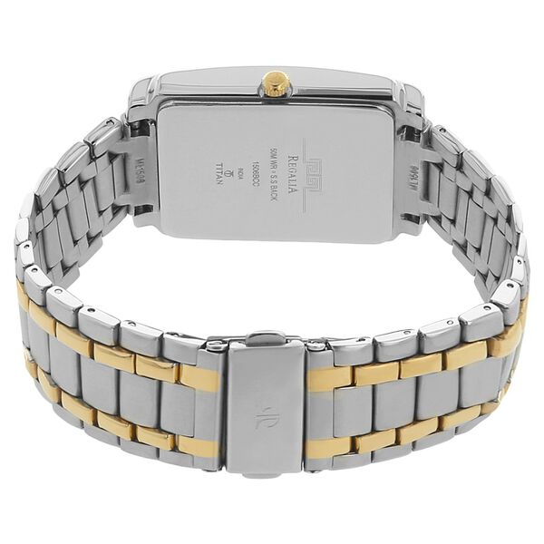 Titan Quartz Analog with Day and Date Silver Dial Stainless Steel Strap Watch for Men - image number 3